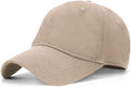 Oversize XXL Baseball Cap for Big Heads 23.6"-25.6", Extra Large Cotton Baseball Hat, Plus Size Unstructured Dad Hats