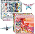 Origami Paper Kit Dobule Sided 100 Sheets 100 Colors 6 Inch Japanese Chiyo by Mifuner