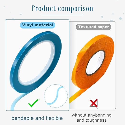 5 Rolls of Vinyl Tape Masking Tape Automotive Car Auto Paint - Image 4