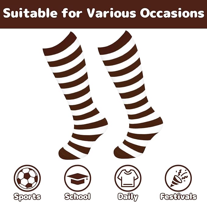 Olreco 1 Pack Toddler Kids Youth Soccer Socks Girls Boys Baseball Socks Youth Knee High Softball Football Accessories Cotton