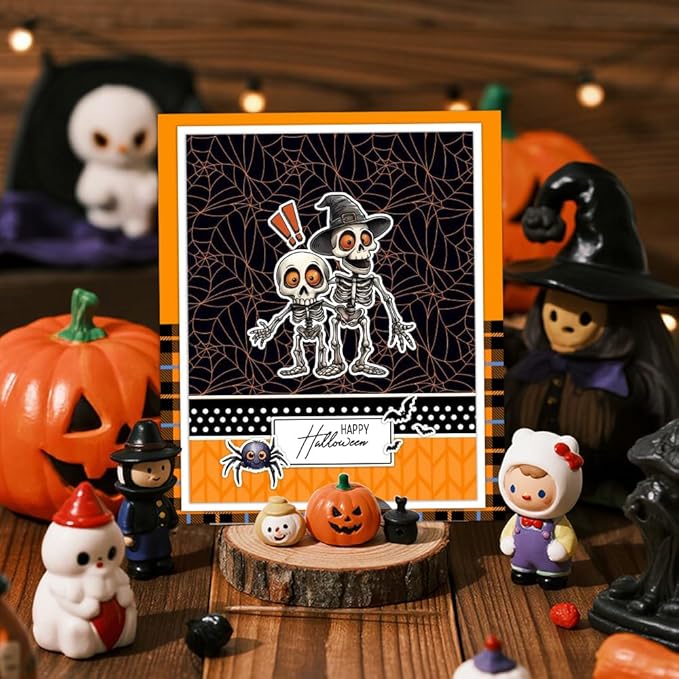 Halloween Clear Silicone stampReusable Stamp - Image 5