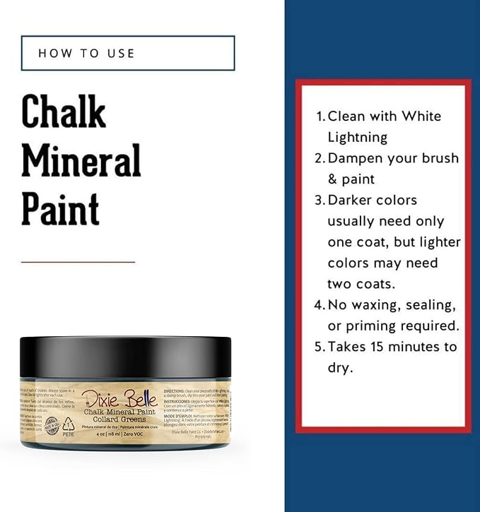 Dixie Belle Paint Company Chalk Finish Furniture Paint - Image 3