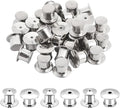 30 Pcs Pin Backs Locking, Metal Pin Backs Safety Pins Locks Pins Keepers Clasp by Unknown