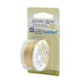 Artistic Wire, 20 Gauge / .81 mm Tarnish Resistant Brass Craft Wire, Round Twist by ArtisticWire
