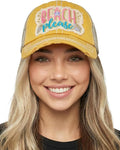 Funky Junque Distressed Vintage Baseball Cap - Embroidered Patch Women's Hat - Holiday, Lifestyle & Patriotic Designs