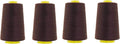 Mandala Crafts 4 Pack of Serger Threads Cones Spools by MandalaCrafts