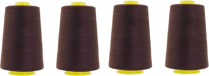 Mandala Crafts 4 Pack of Serger Threads Cones Spools by MandalaCrafts