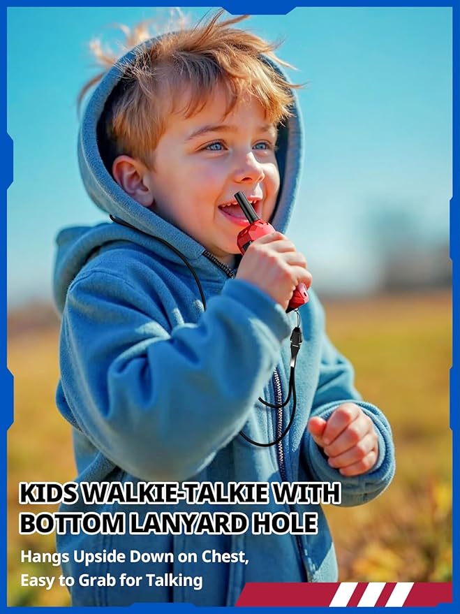 Walkie Talkies for Kids Rechargeable, Long Range 2 Way Radio, Outdoor Beach - Image 7