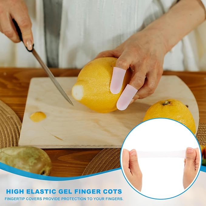 PATIKIL Gel Finger Cots 2"x0.79" - Image 4