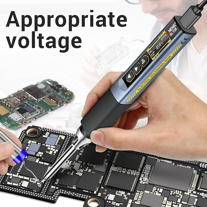 Soldering Iron Kit, Portable Corded Soldering Iron 95W 3S Fast Heating 212-842℉ - Image 4