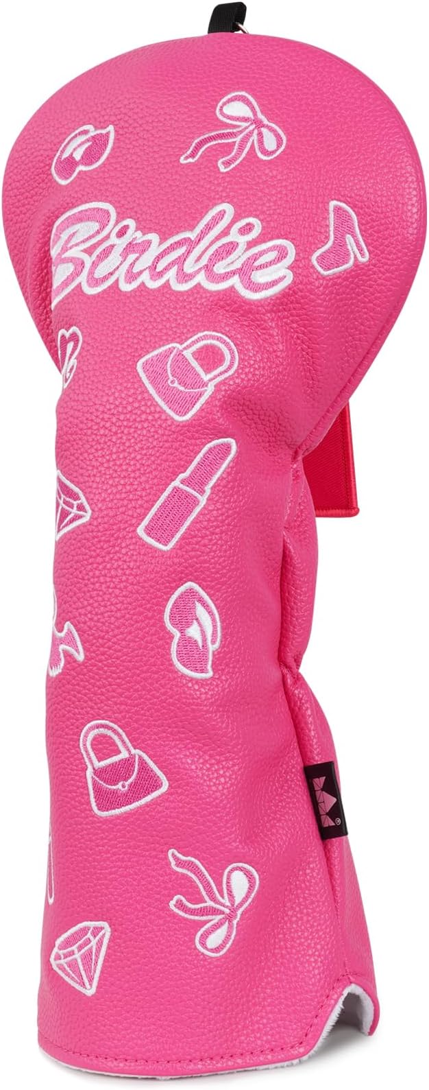 Craftsman Golf Lipstick Diamond Handbag Bow Pink 460 CC Golf Driver Headcover Mallet Blade Putter Covers Gift for Women