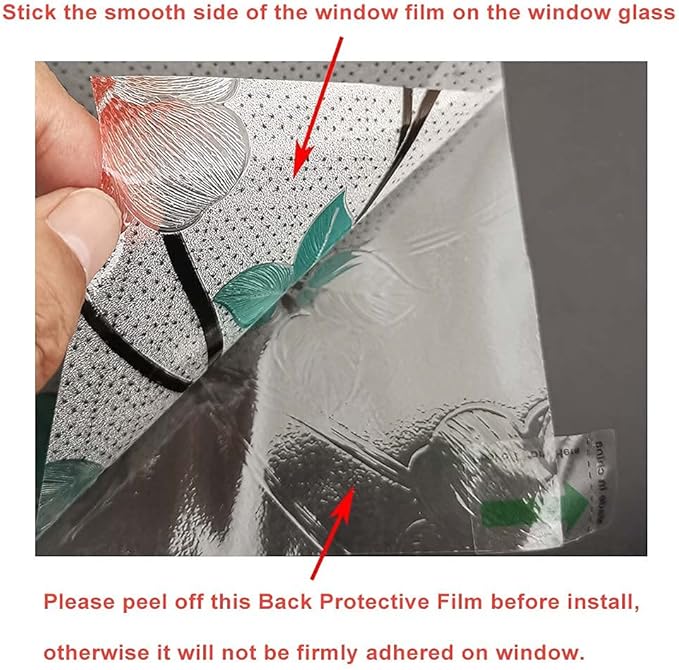 VSUDO Static Cling Decorative Window Privacy Film – Frosted Privacy Window Film - Image 9