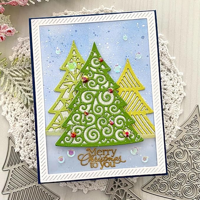 Mvchifay Cutting Dies for Card Making Metal Die-Cuts Scrapbooking Tool Hollow - Image 2