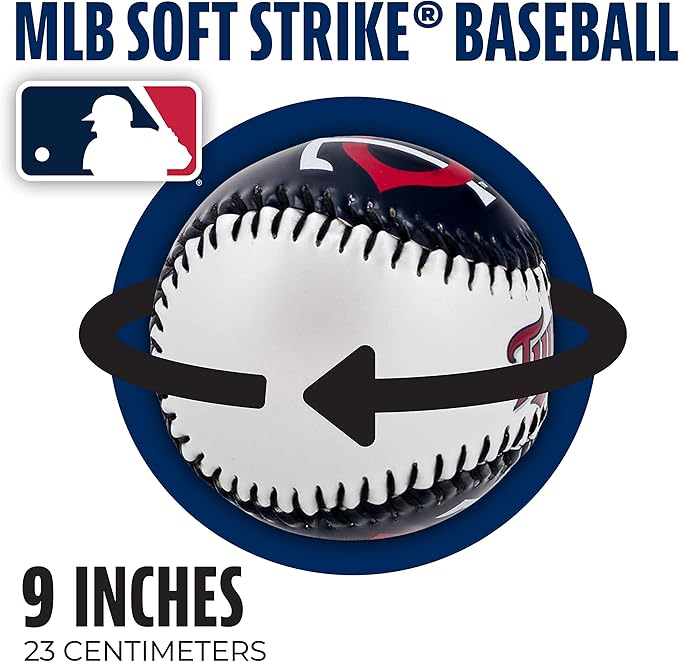 Franklin Sports MLB Team Soft Baseballs - Team Logo - Fan Shop Toy Baseball for Kids - Decoration for Desks and Office