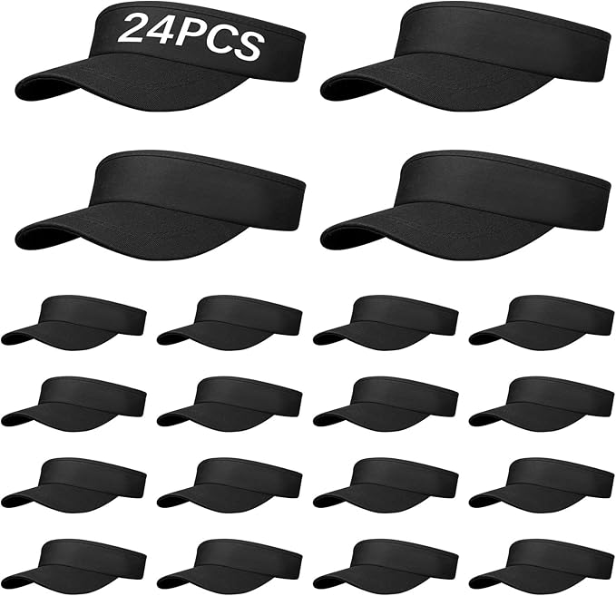 Adjustable Sport Sun Visor Hats Bulk Solid Color Blank Golf Cap Anti Ultraviolet for Beach Tennis Baseball