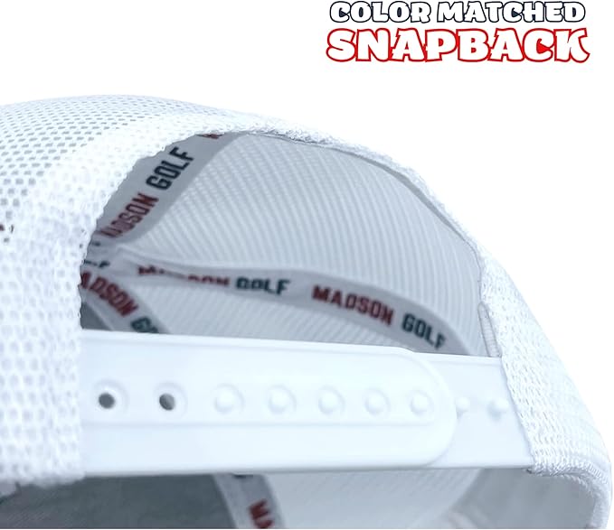American Golf USA Flag Trucker Hats Lucky Golfing Mens Cap Embroidered Patch Mesh Back Snapback Hat - Great Gifts for Golfer