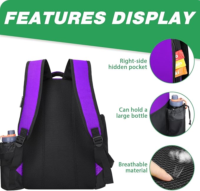 Disc Golf Bag Holds 23+ Discs,Durable Disc Golf Backpack with cooler compartment,Large Capacity Frisbee Bags
