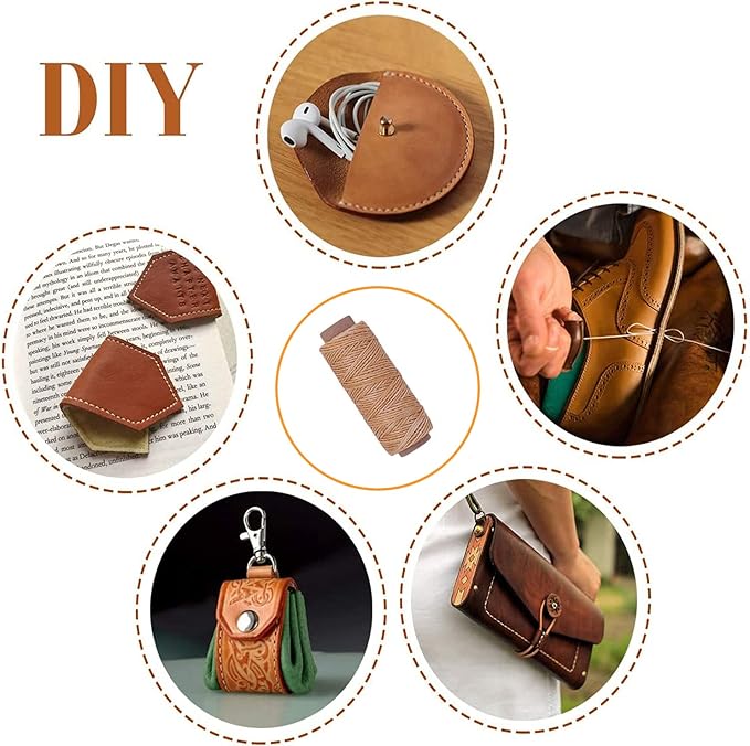 72 Colors Waxed Thread, Leather Sewing, Hand Stitching Thread - Image 7