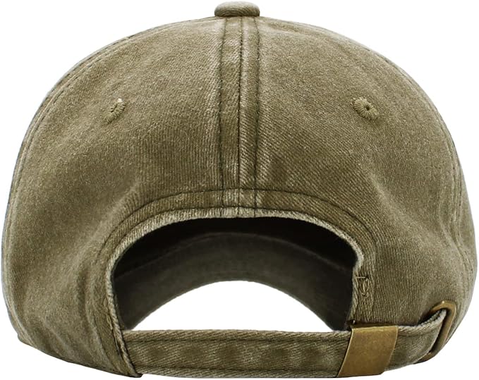 KBETHOS Classic Unisex Cotton Adjustable Low Crown Baseball Cap – Plain Dad Hat
