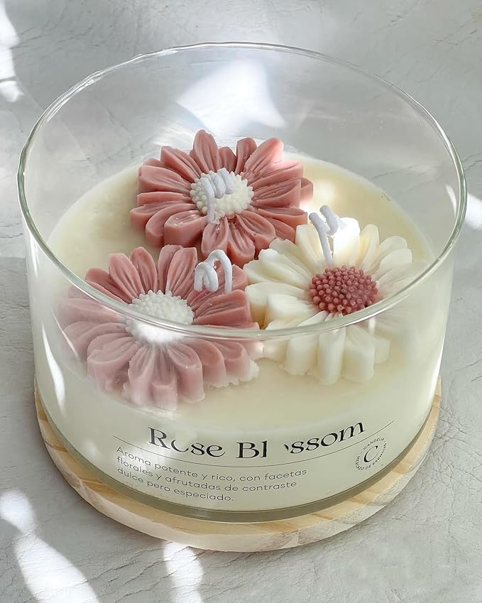 Daisy Candle Mold 2pack, Daisy Silicone molds - Image 8
