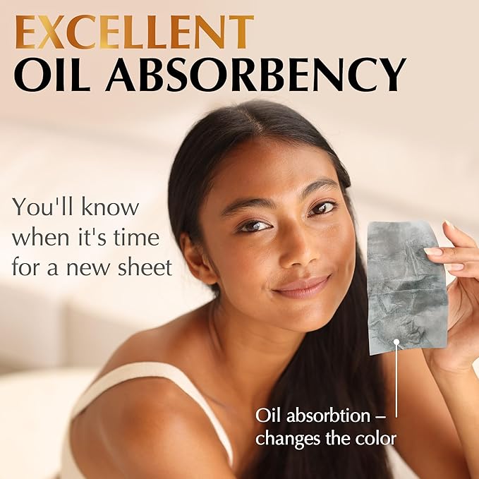 Natural Oil Blotting Sheets for Face - Image 5