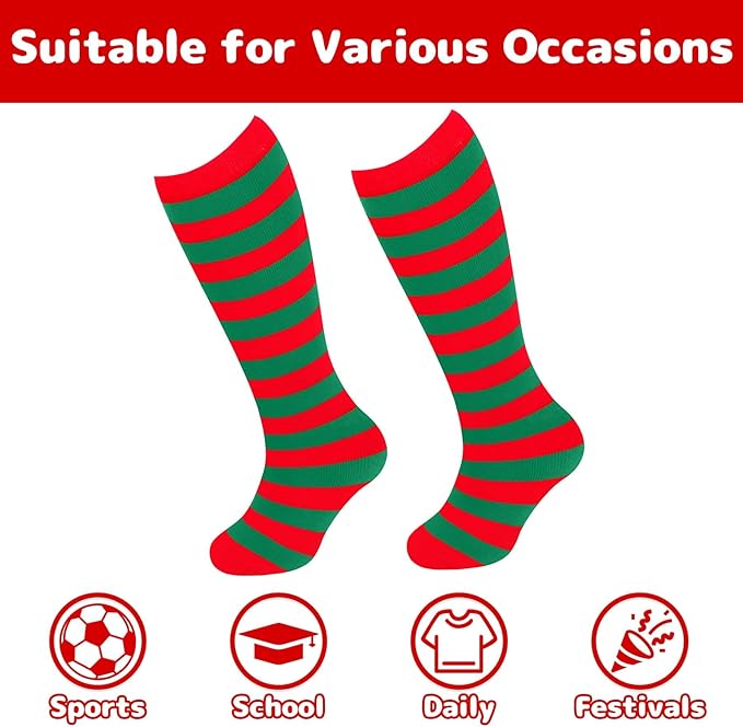 Olreco 1 Pack Toddler Kids Youth Soccer Socks Girls Boys Baseball Socks Youth Knee High Softball Football Accessories Cotton