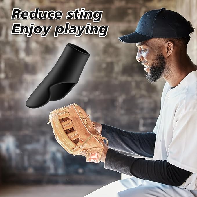 Catcher's Thumb Shield Baseball Thumb Guard for Baseball & Softball Catchers Thumb Protector for Baseball Catcher Gear Training Aid Catcher Accessories Reduce Sting