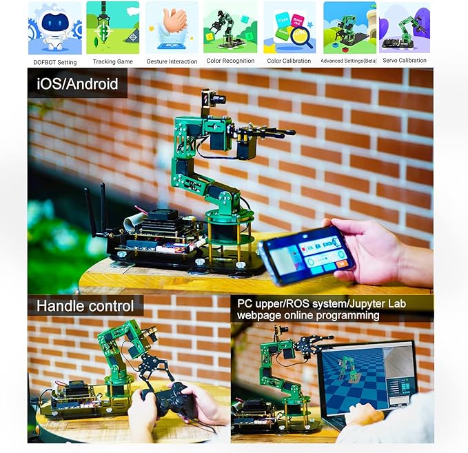 Yahboom Robot Arm Kit 6DOF for Jetson Nano 4GB AI Programmable Electronic DIY - Image 4