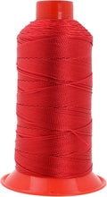 Mandala Crafts Bonded Nylon Thread Red Heavy Duty Sewing Threads by MandalaCrafts
