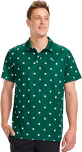 Tipsy Elves Men's Performance Golf Shirt - 4-Way Stretch, Quick Dry, Athletic Cut - Golf Polo