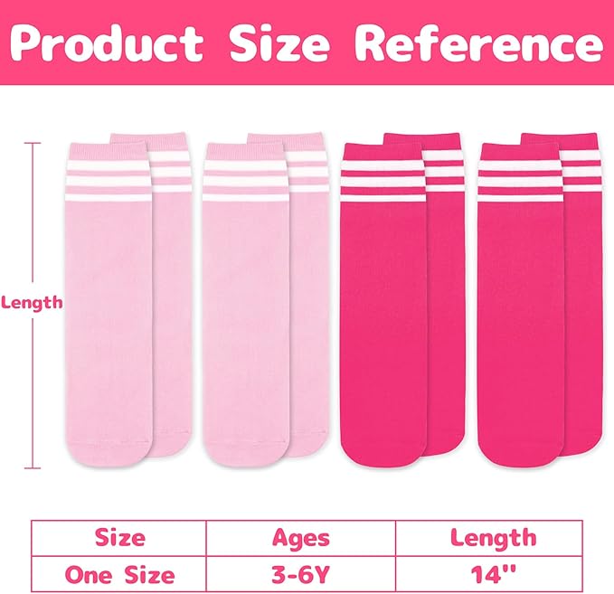 Olreco Toddler Soccer Socks Kids Baseball Socks Youth Softball Sock for Girls Boys Football Sock Boys Athletic Accessories