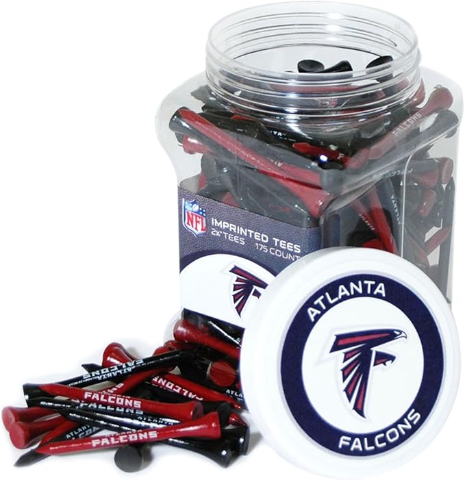 Team Golf NFL Green Bay Packers Jar Of 175 Golf Tees 2-3/4" Golf Tees, 175 Pack, Regulation Size, Multi Team Colors