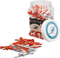 Team Golf NFL Green Bay Packers Jar Of 175 Golf Tees 2-3/4" Golf Tees, 175 Pack, Regulation Size, Multi Team Colors