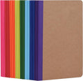 ZCZN Composition Notebooks Bulk, A5 Kraft Cover Lined Journals by ZCZN