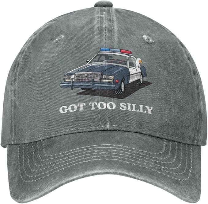 Funny Goose Hat Silly Goose On The Loose Hat Men Baseball Hats Funny Cap