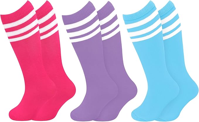 Olreco Toddler Soccer Socks Kids Baseball Socks Youth Softball Sock for Girls Boys Football Sock Boys Athletic Accessories