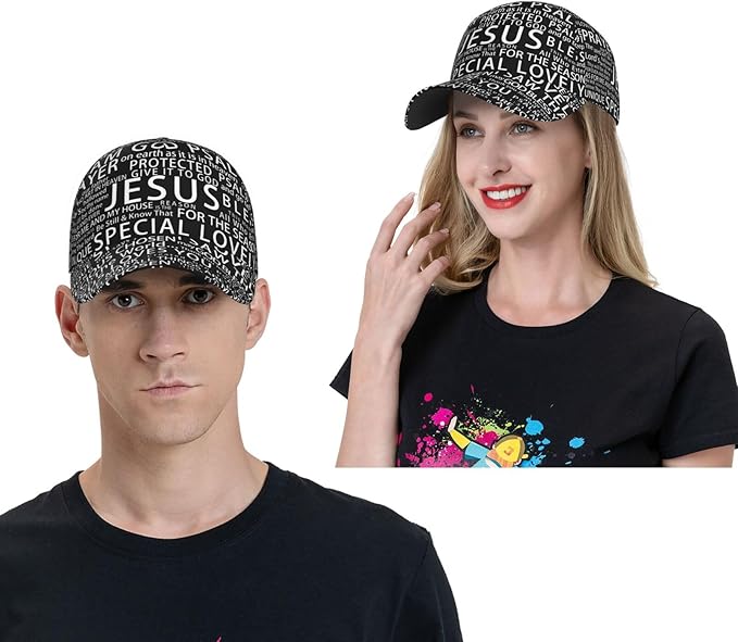 Jesus Baseball Cap Christian Trucker Hat Easter Hats Religion Snapback Cap Adjustable for Women Men