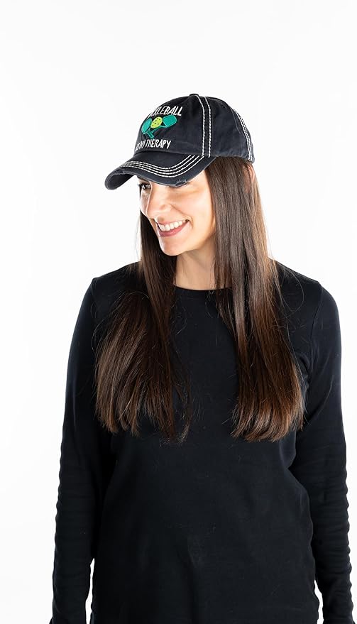Funky Junque Distressed Vintage Baseball Cap - Embroidered Patch Women's Hat - Holiday, Lifestyle & Patriotic Designs