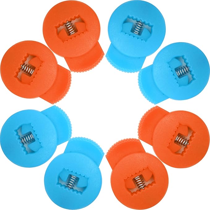 AliBall Glove Locks Baseball, Glove Lace Locks 8 Pack, Never Need Thying Knots Again, Fits All Baseball and Softball Gloves