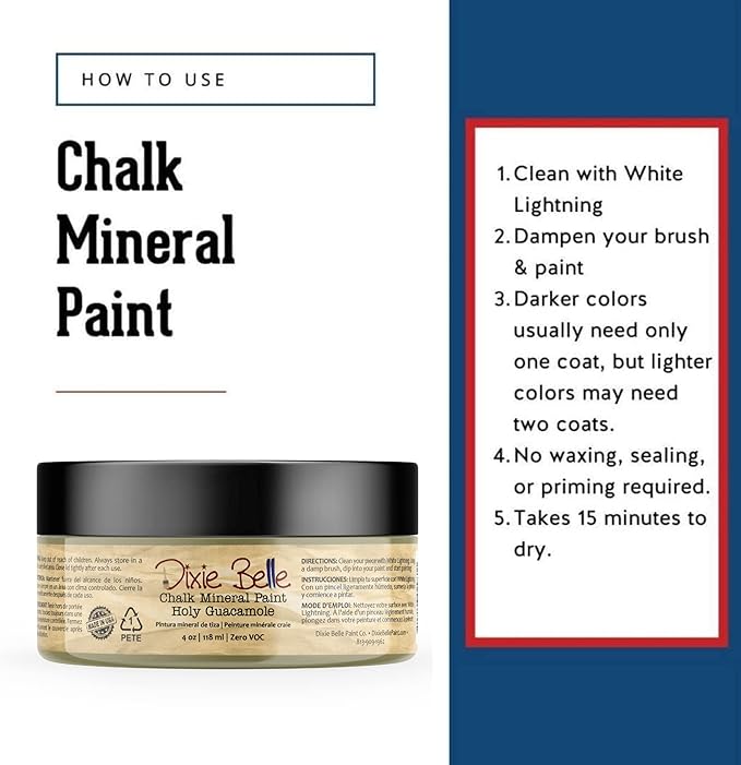 Dixie Belle Paint Company Chalk Finish Furniture Paint - Image 3