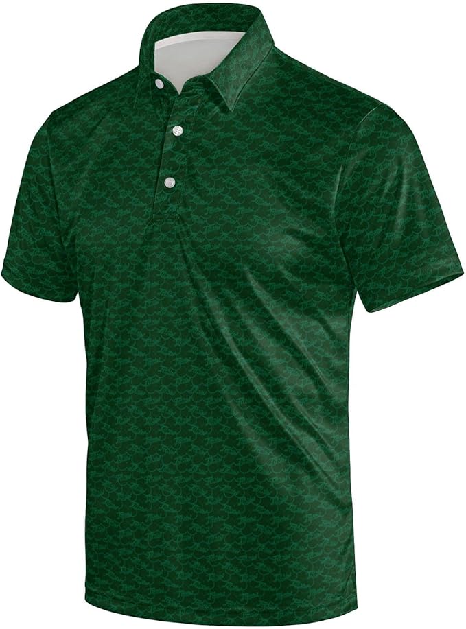Mens Golf Shirts Golf Polo Shirts for Men Short Sleeve Polo Shirts Golf Gifts