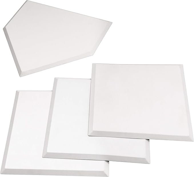 GoSports Baseball & Softball 4 Piece Premium Base Set - Heavy-Duty for Athletes