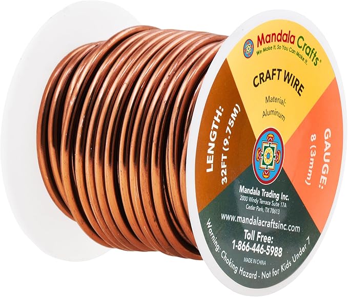 Mandala Crafts 8 Gauge Anodized Aluminum Craft Wire - Image 2