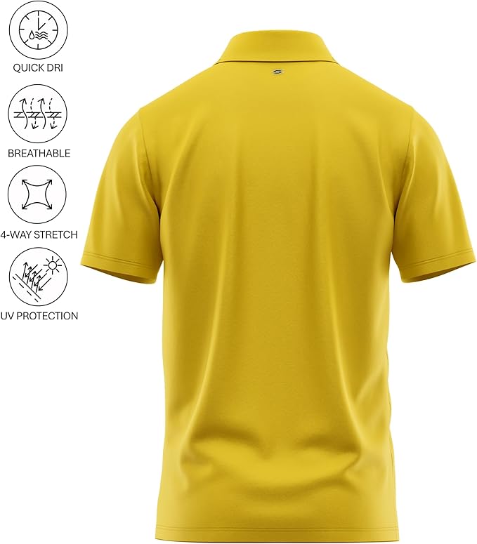 Funny Parody Golf Polo Shirt – Fun Movie Performance Quick Dry UPF Sun Protection Moisture Wicking Casual Wear Shocker Golf