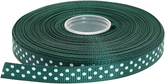 Polka Dot Grosgrain Ribbon 25 Yard Each Roll 100% Polyester by Unknown