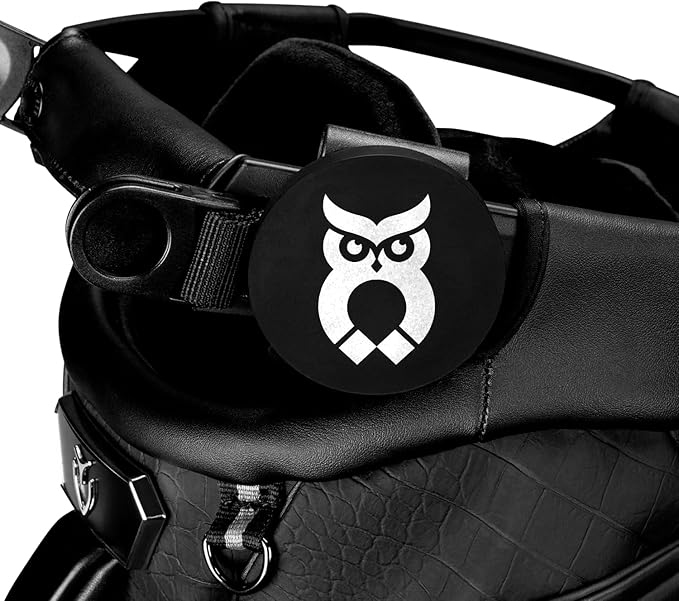Magnetic Golf Landing Pad - Magnetic Golf Bag Clip for Quick and Easy Use of Golf Gear & Accessories - Record Golf Swing Cell Phone Holder - Works with Any Golf Bag