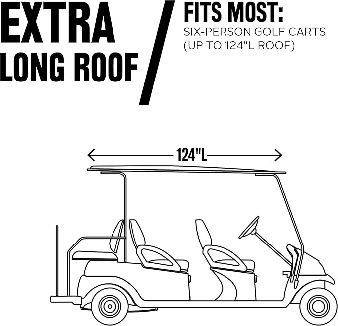 Classic Accessories Fairway Golf Cart Deluxe Enclosure