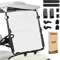 Windshield for Yamaha G14/G16 1995-2003 Year Gas and Electric Golf Cart, Foldable & Durable (Clear)