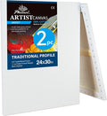 PHOENIX 24x30 Inch 2 Pack Artist Canvas by PHOENIX