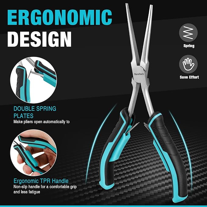 DURATECH 4PCS Long Reach Pliers Set - Image 3